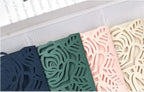 50sets Navy Laser Cut Wedding Invitations Card Rose Greeting Cards Envelopes Invitation for Wedding Birthday Baby Graduation Party Supplies (Only invitation cards, Navy) - Image 3