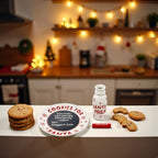 Holiday Santa’s Cookie and Milk Plate and Cup, Chalkboard Personalized Message with Included Chalk, Gift for Kids, Christmas Eve Tradition Play Set - Image 6