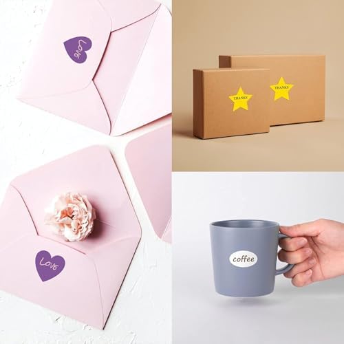 Personalized Business Logo Stickers - Ideal for Weddings, Birthdays, Favors & More. Waterproof, Fade & Heat Resistant. Pack of 10 to 1000. (Custom Text, 6 Inch) - Image 3