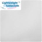 DRESSMAKER 6 Pack White Table Cloth Rectangle 70X120 Inch Fit 8FT Table - Image 4
