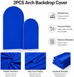 6,7.2FT Arch Backdrop Stand and Cover Set (Royal Blue) - Image 4