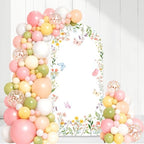 ZestZing Wildflower Arch Backdrop Cover Balloon Garland Arch Kit by ZestZing