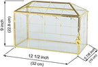 Glass Wedding Card Box with Slot, 12.6 inch Large Clear Card Box Gold Brass Gift Card Storage Box with Lock for Wedding Receptions, Baby Shower, Birthday Party, Bridal Shower - Image 6