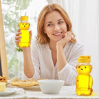 Thenshop 36 Pcs Honey Bear Bottles Plastic Empty Squeeze Jars,240 Ml/ 8 Oz - Image 6