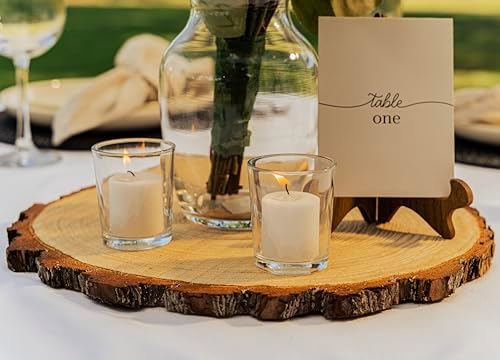 Set of 8 XL (12-14") Wood Slices for Centerpieces! Wood Slice Holiday Plate Chargers, Wedding Table Decor Centerpieces. Set of 8 XL (12-14") - Image 6