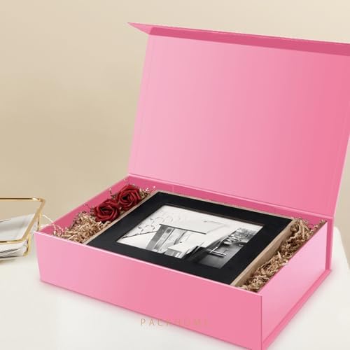 PACKHOME Extra Large Pink Gift Box 17.5x11.3x4.3in with Magnetic Lid - Image 3