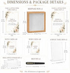 Wedding Guest Book Alternative Set with Note and DIY Wish Cards - Image 4