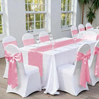 MDS® Pack of 300 Satin Chair Sashes for Wedding & Events – Blush Pink - Image 6