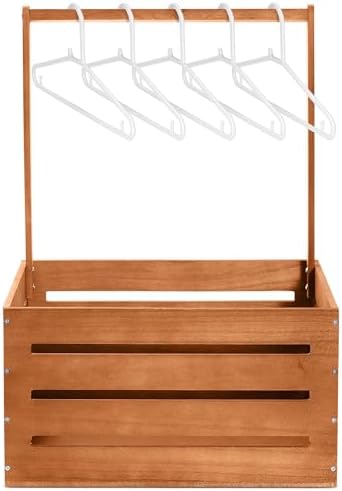Suzile Baby Shower Crate Wooden Closet Baby Basket Gift,Claybank by Suzile