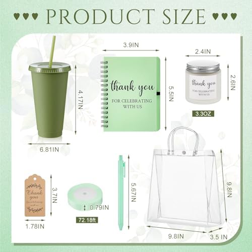 Nuogo 6 Sets New Parent Shower Prizes, Green Color, Classic Style - Image 2