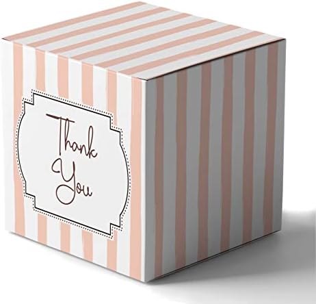 Paper Box - Mini Favor Box For Baby Shower 4x4x4 Inches Paper Gift Boxes, Candy Paper Box For Party Favors, Baby Shower Confetti,Boy/Girl Theme- Pack Of 20 by Inkdotpot
