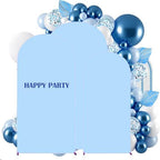 HAINARverS Set of 3 Stretchy Arch Backdrop Covers, Baby Blue, 6/6.6/7.2FT - Image 5
