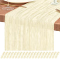 20 Pack Ivory Cheesecloth Table Runner Wedding Birthday Table Decor by Showgeous