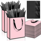 Epoesch 36 Pack Gift Bags with Handles & 36 Tissue Papers – 8x5x10 Inches by Unknown