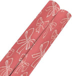 susiyo 2 Rolls Ribbon Bow Pattern Birthday Wrapping Paper Roll - Mini Wrapping Paper for Christmas, Party, Holiday, Father's Day, Baby Shower,Wedding - Image 5