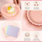 144 Pcs 48 Guests Sprinkle Confetti Party Plates and Napkins - Image 4