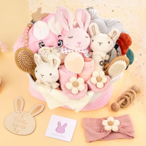 Baby Gift Basket-Newborn Baby Gift Set for Boy & Girl (Type - Bunny) - Image 2