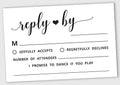 50 Blank RSVP Cards with White Envelopes-White Style Response Card-RSVP for Wedding-Rehearsal Dinner-Baby Shower-Bridal Shower-Engagement Party Invitations by Inkdotpot
