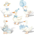 5Pcs Silly Goose Baby Shower Decorations, Blue Large Goose Cardboard Cutout Standup, Geese Birthday Party Sign for Photo Booth Props Backdrop Garden Entrance Decor Cartoon Party Supplies by WelcometoLawnIdyll