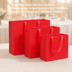 Catlovecorn 20 Pack Large Red Gift Bags, 16.5 x 5.5 x 12.6 In - Image 7