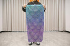 Mermaid-Themed Cylinder Pedestal Cover Set - 3 Sizes Underwater Party Decorations for Birthday, Baby Shower, Sea-Themed Events, Dessert Table Display, or Magical Backdrop Props - Image 6
