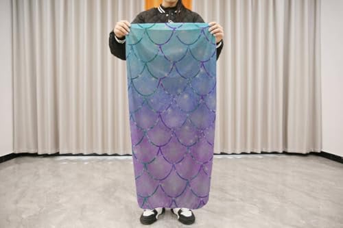 Mermaid-Themed Cylinder Pedestal Cover Set - 3 Sizes Underwater Party Decorations for Birthday, Baby Shower, Sea-Themed Events, Dessert Table Display, or Magical Backdrop Props - Image 6