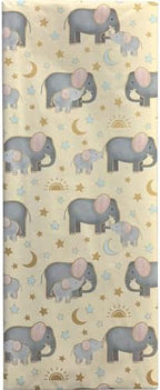 Jillson & Roberts 20" x 30" Printed Gift Tissue, Baby Elephants (24 Folded Sheets) - Image 2