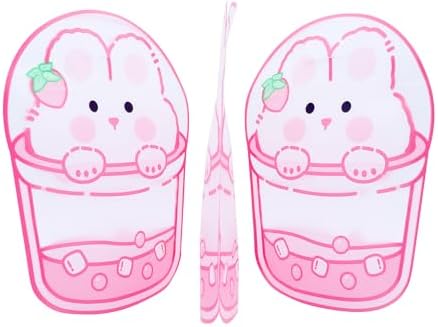 QQ Studio 50 Animal Boba Cup Design Goodie Bags Clear Window Plastic Resealable Zipper Seal Lock Packaging Food Storage Pouch Party Favor Birthday Bags with Top Handle - Image 7
