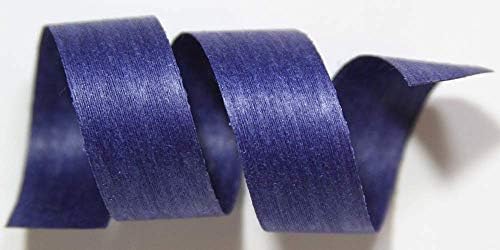 Natural Cotton Curling Ribbon for Gift Wrapping | 100% Biodegradable Holiday Gift Ribbons for Presents & Ribbons for Crafts | Blue Colored Curling Ribbon | 3/16, 1/2 & 5/8 Inch (Dark Blue) by CreamCityRibbon