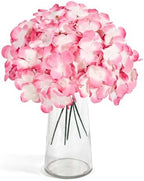 Auihiay 64Pcs Hydrangea Artificial Flowers Bulk, Faux Hydrangeas Heads - Image 4