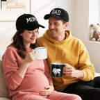 New Parents Gifts for Couples, First Time Mom & Dad Baby Gift Basket with Decision Coin, Ultrasound Frame, Caps, Gender Reveal Present, Expecting Parents, Pregnancy Announcement, Congrats - Image 5