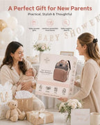 houscly Diaper Bag Backpack with Changing Station, 25L Large Capacity - Image 5