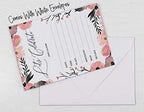 Pack of 30, You're Invited Invitations with Envelopes, Blush Floral Invites for Your Wedding, Bridal Shower, Baby Shower, Birthday Invites Fill-in Style 5 X 7 Inches - Image 6