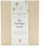 Duncan & Stone Hardcover Birthday Book & Baby Memory Album, 72 Pages by DuncanStonePaperCo