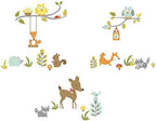 RoomMates RMK2768SCS Woodland Fox & Friends Peel and Stick Wall Decals - Image 3