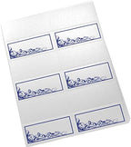 Scribble Vintage Swirl Printable Place Cards, Navy, Set of 150 (25 Sheets) - Image 3
