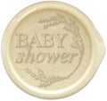 Infusion Wax Seal Baby Stickers - Elegant Self-Adhesive Baby Shower Envelope Seals in 12 Color Options - Perfect for Invitations, Cards, & Party Favors - 25 Pack (Baby Shower) by Infusion