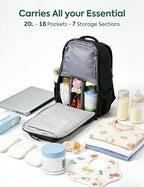 Babelio Grid Wizard Diaper Bag Backpack - Image 2