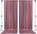 AK TRADING CO. 10 feet x 8 feet IFR Polyester Backdrop Drapes Curtains Panels with Rod Pockets - Wedding Ceremony Party Home Window Decorations - Dusty Rose by Fabrics%7CEventDecor%7CCrafts%7CUpholsteryFoam