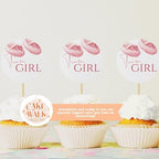 Set of 24 Cupcake Toppers | Gender Reveal Cupcake Toppers | Party Cupcake Toppers | Party Decorations | Baby Shower Toppers | Congrats on Pregnancy - Image 2