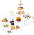 10 PCS Buffet Risers, Large Food Risers for Buffet Table, Dessert Display by Unknown