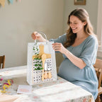 6 Sets Baby Shower Games Prize Pack – Winners Prize Set with Bamboo Cheese Board Set, Thank You Card and Gift Bags for Fun Baby Shower Game Gifts, Wedding & Bachelorette Party Favors - Image 2