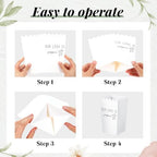Baderke 201 Pcs Clear Wedding Popcorn Bags Treat Set, White - Image 3