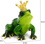Crown Frog Prince Figurine Princess and Frog Party Decorations Cake Topper - Image 6