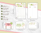 Spring Bunco Scorecard Set - Name Tags And Bunco Party Accessories - Image 5