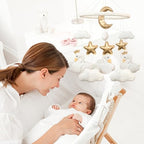 Swan Baby Crib Mobile Boho Nursery Decor for Boys and Girls - Image 7