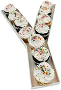 12" or Large 16" Reusable Durable Plastic Charcuterie Fillable Number Boxes Letter Boxes for Birthday Party Anniversary Charcuterie Tray (Y - 16" Size) by CustomDesign
