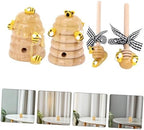 STOBAZA 1 Set Honey Bee Ornament: Honeycomb Party Decorations Bee Centerpieces Beehive for Bee-Themed Birthday Baby Shower Holiday for Home Commercial Use - Image 7
