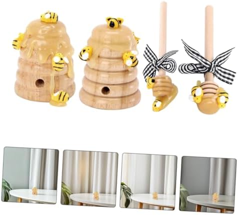 STOBAZA 1 Set Honey Bee Ornament: Honeycomb Party Decorations Bee Centerpieces Beehive for Bee-Themed Birthday Baby Shower Holiday for Home Commercial Use - Image 7