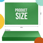 Party Solids Emerald Green Tissue Paper for Gift Bags 15" X 20" 480 Sheets - Image 2